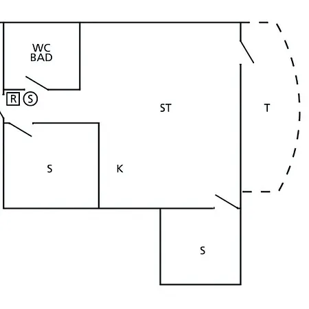 아파트 2 Bedroom Lovely In